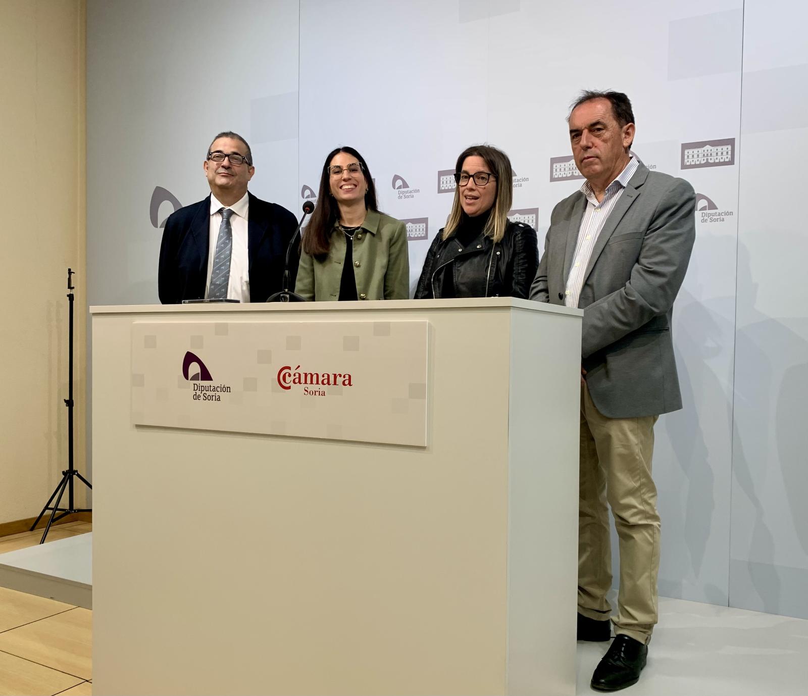 La Cámara de Soria y la Diputación renuevan su convenio para seguir apoyando el emprendimiento en la provincia