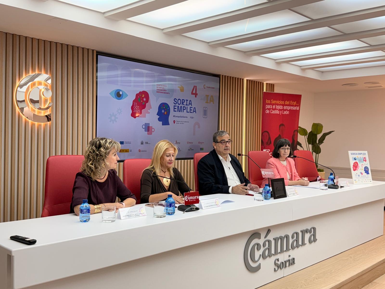 La IV Feria de Empleo convierte a Soria de nuevo en un polo de innovación y oportunidades laborales